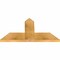 Ekena Millwork Portland Rough Sawn Timber Gable Bracket, Western Red Cedar, 36"W x 19"H x 2"D x 6"F, 13/12 Pitch GBW036X19X0206POR00RWR - alternate 3